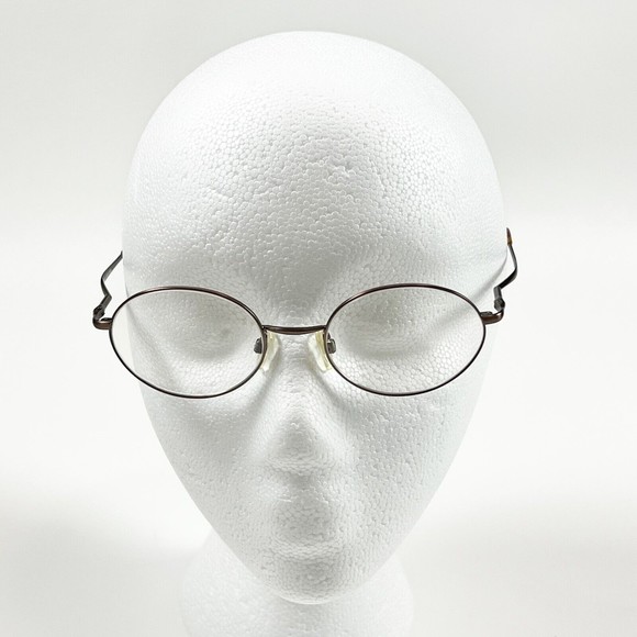 BLUE MOON BM85 Eyeglasses Frame Full Rim Oval 51-19-140 Metal Matte Brown Unisex - Picture 1 of 14